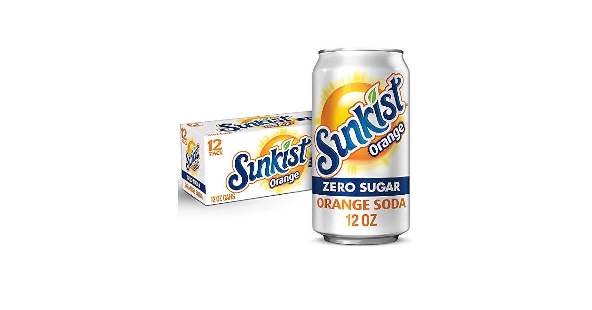 Cans Sunkist Orange Zero 355ML